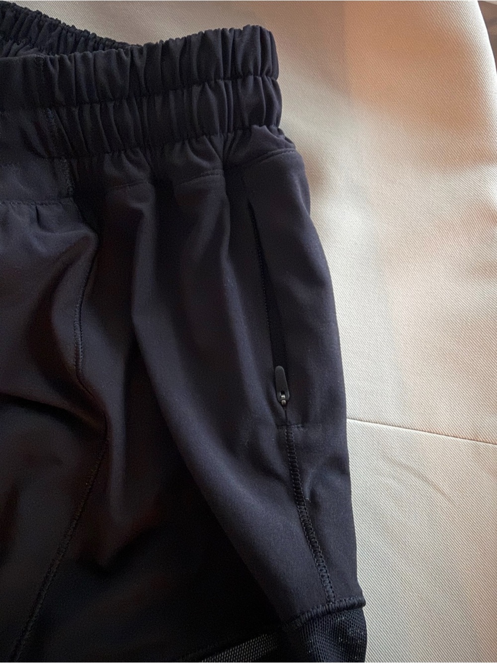 lululemon athletica Black Athletic Running Shorts - Picture 3 of 12